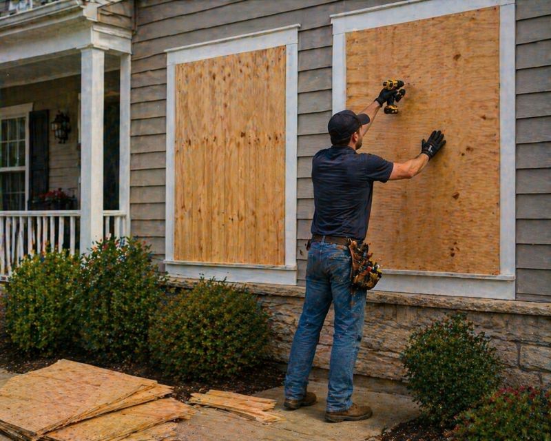 Emergency Board Up Service in Conroe, TX