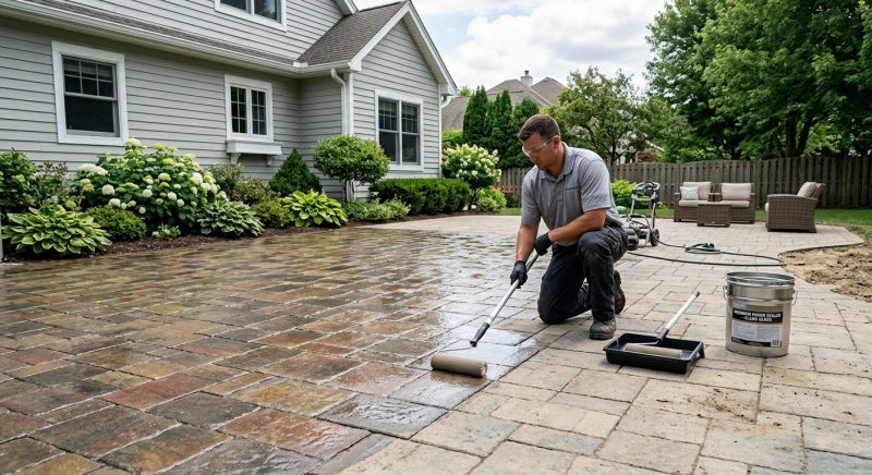 Paver Driveway Sealing in Kitsap County, WA