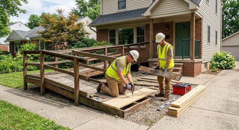 Wood Ramp Repair in Denver County, CO